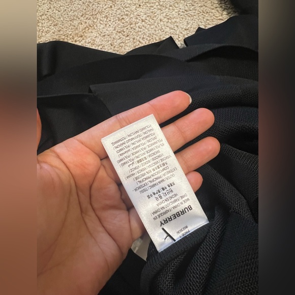 Ladies Black Anatori Long-sleeve Panelled Knit Gown, Size small - Picture 11 of 15